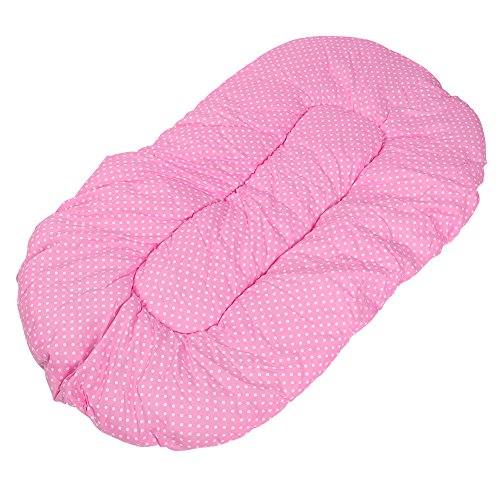 Babybett-Zeltnetz, Moskitonetz-Zelt, 2 Farben, tragbar, Sicherheit, um Haustiere draußen zu halten, zum Schutz vor Mückenstichen (Pink)