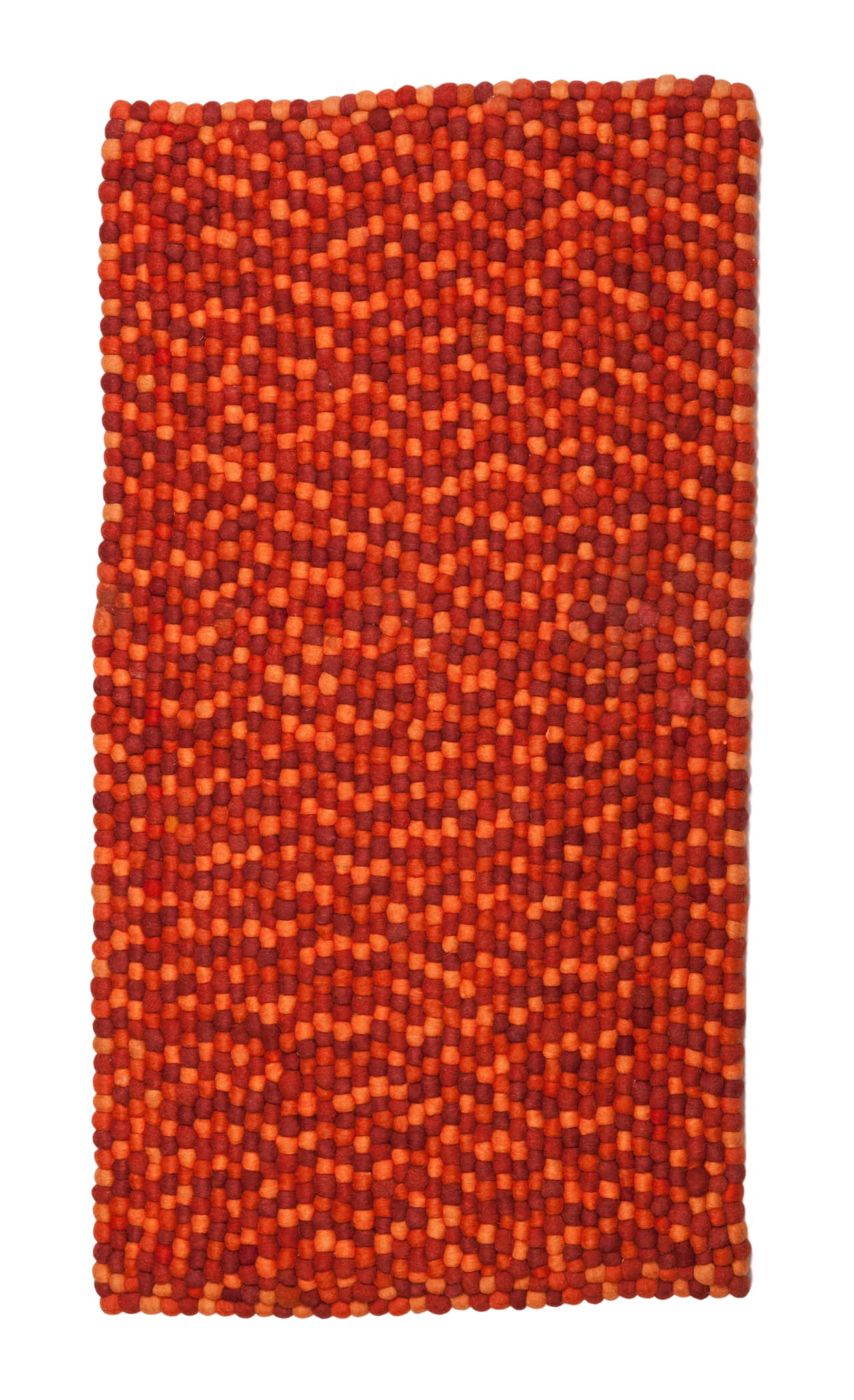 Ottoman Teppich aus Wollfilz, mehrfarbig, handgewebt, 0,70 x 1,30 Kessel