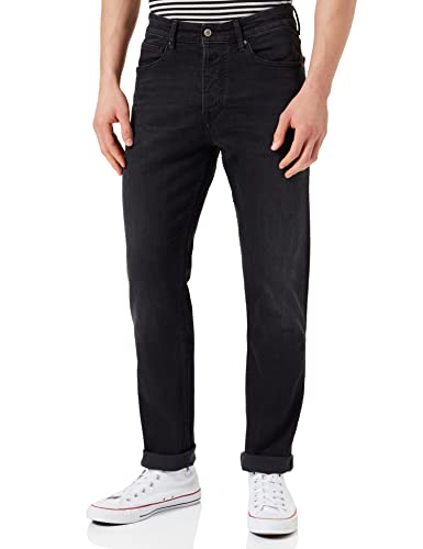 Kings of Indigo Herren John Slim Jeans, Schwarz (BLACK WORN IN 6103), W36/L32 (Herstellergröße:36/32)