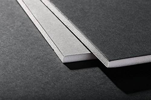Clairefontaine 93625C Packung (mit 10 Schaumkartons, DIN A1, 59 x 84 cm, 5 mm, ideal für Modellieren und Dekorationsarbeiten, leicht und einfach zu bearbeiten, chlorfrei) 10er Pack grau / schwarz