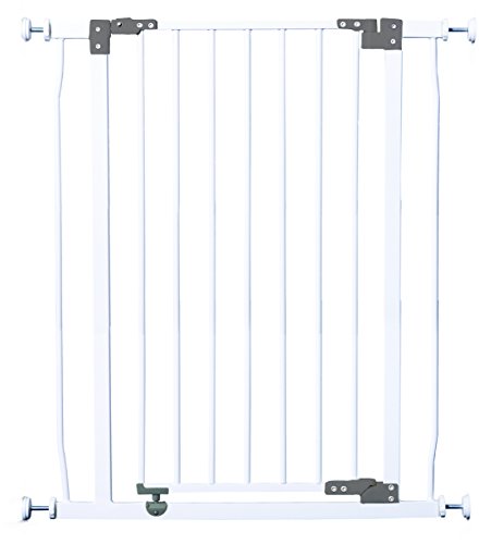 Dreambaby F1961 Liberty extra hohes Treppenschutzgitter / Türschutzgitter (75-81cm) weiß