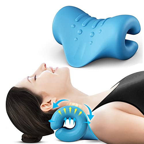 Nacken Stretcher für Entspannung und Linderung, nackenstrecker - Nackenretter für Rückenschmerzen, Nackendehnung und Haltungskorrektur