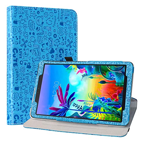 LiuShan Schutzhülle für LG G Pad 5 10.1 T600 Tablet PC (PU-Leder, um 360 Grad drehbar, mit Standfunktion, Nicht für LG G Pad X II 8.0 Plus V530) Tablet PC Blau blau