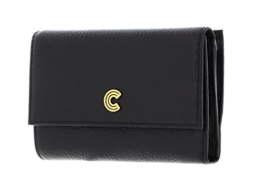 COCCINELLE Myrine Wallet Grained Leather Noir