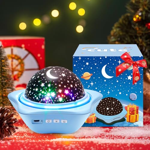 Weihnachtsgeschenke für Kinder 【Geschenkverpackung】 Nachtlicht Sternenhimmel Projektor,Personalisierte Geschenke Baby Geschenk Junge,Baby Geschenk Mädchen,Kleine Weihnachtsgeschenke für Mädchen