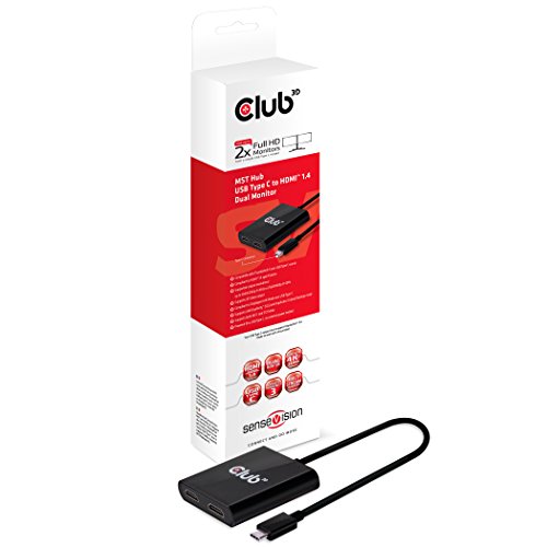 Club 3D Club3D Adapter USB 3.1 Typ C > 2X HDMI 1.4 St/Bu Retail CSV-1546