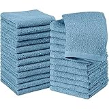 Penguin Home 100% Baumwolle Waschlappen 24-Teiliges Set, Blau