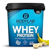 Bodylab24 Whey Protein Eiweißpulver | 2kg | Banane | hochwertiges Proteinpulver, Low Carb Eiweiß-Shake für Muskelaufbau und Fitness