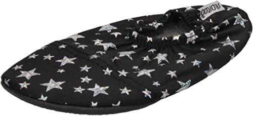 Slipstop - Hausschuhe Badeschuhe Bright Sterne schwarz, Größe:18/20 EU