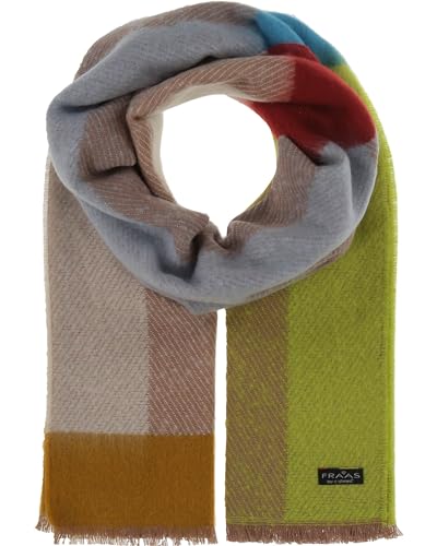 FRAAS Damen-Schal aus Cashmink - 62 x 180 cm - Feiner als Cashmere - Perfekt für Herbst und Winter - Sustainability Edition - Made in Germany Apfelgrün