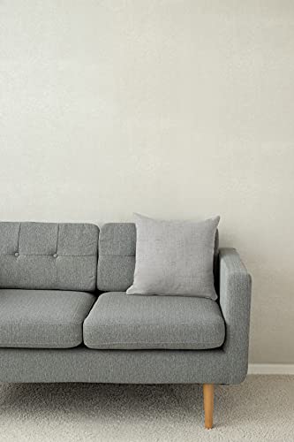 Homing Kissenbezug Kjell | grau | einfarbig | modern | weich | minimalistisch | Wohnzimmer Schlafzimmer Kinderzimmer | 45 x 45cm
