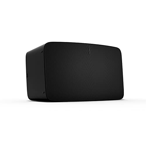 Sonos Five WLAN Speaker, schwarz – Leistungsstarker WLAN Lautsprecher für Musikstreaming mit gutem, kristallklarem Stereo HiFi Sound – AirPlay kompatibler Multiroom Lautsprecher