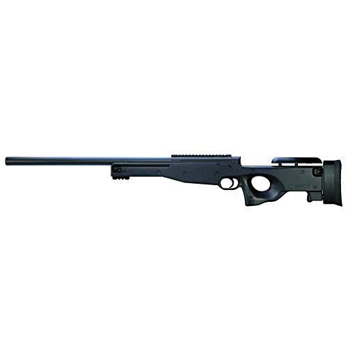 Rayline M59A Softair Gewehr Sniper (Manuell Federdruck), Material: ABS (Stoßfest), Nachbau im Maßstab 1:1, Länge: 100cm, Gewicht: 2100g, Kaliber: 6mm, Farbe: Schwarz - (unter 0,5 Joule - ab 14 Jahre)