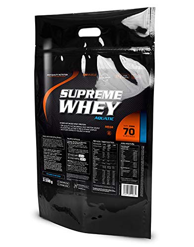 SRS Muscle - Supreme Whey Mega Pack, 3.500 g, Double Chocolate | Hydro-optimized Whey Protein | mit Enyzm Laktase und Pro-B Vitaminen | aspartamfrei | deutsche Premiumqualität