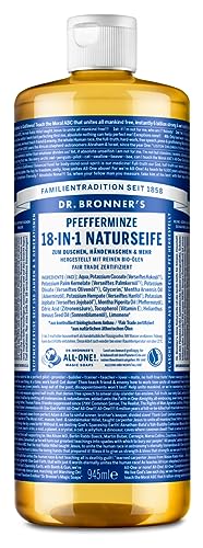 Dr. Bronner's - Flüssigseife- Naturseife - Pfefferminze - 945 ml