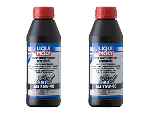 ILODA 2X Original Liqui Moly 500ml Vollsynthetisches Getriebeöl (GL5) SAE 75W-90 1413