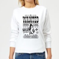 Toy Story Wanted Poster Damen Pullover - Weiß - S - Weiß