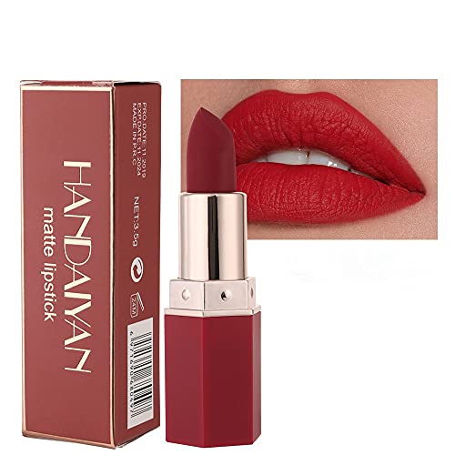 6-color Optional Lip Gloss Lightweight, Matte, Long-lasting, Waterproof, Not Easy To Stain, Not Easy To Fade, Velvet Lipstick, Moisturizing Lipstick (04# Scarlet)