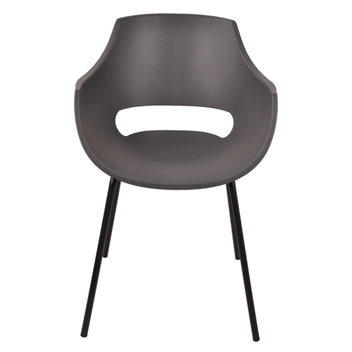 SIT Stuhl-Set »SIT&CHAIRS«, BxHxT: 51 x 85 x 57.5 cm, Kunststoff/metall - grau