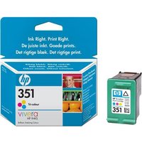 HP 351 - 3.5 ml - Farbe (Cyan, Magenta, Gelb) - original - Tintenpatrone - für Deskjet D4260, Officejet J5730, J5780, Photosmart C4383, C4480, C4580