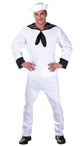 Guirca 80616 Marinier-Kostüm, Farbe Weiß, Größe Única