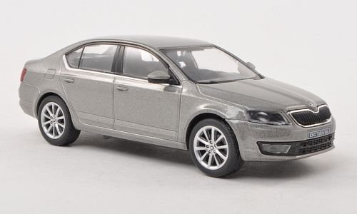 Skoda Octavia III, metallic-grau, Avia , 2013, Modellauto, Fertigmodell, Abrex 1:43