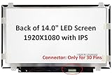 Lenovo 00pa889 Replacement Laptop LCD Screen 14.0" Full-HD LED DIODE (Substitute Only. Not a) (N140HCE-EAA SD10H35984)