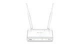 D-Link DAP-2020 Wireless N Access Point (bis zu 300 Mbit/s, 7 Betriebsmodi), Weiß
