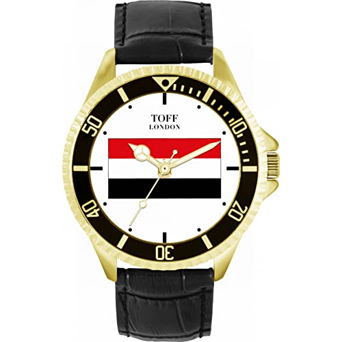 Toff London Ägypten-Flaggen-Uhr