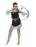 Indianerin Flowing Waters Kostüm für Damen Gr. 44 46