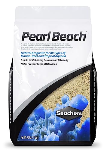 Seachem Pets-N-Us Pearl Beach Aragonit Kies, 7.7 LB