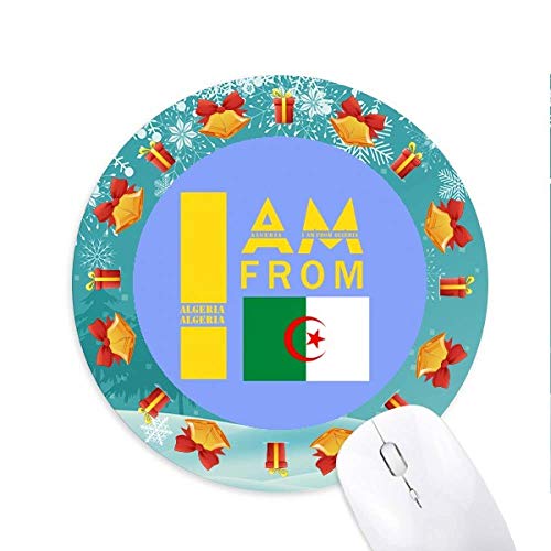 Ich komme aus Algerien Mousepad Round Rubber Mouse Pad Weihnachtsgeschenk