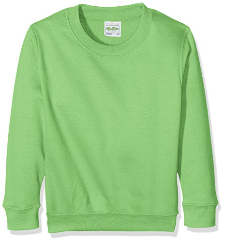 AWDis Jungen Kids Sweatshirt, Green (Lime Green), Large