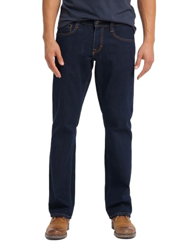 MUSTANG Herren Jeans Oregon - Bootcut - Blau - Light Blue - Mid Blue - Dark Blue - Black, Größe:W 34 L 30, Farbe:Dark Blue Denim (940)