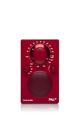 Tivoli Audio PAL BT Tragbares Bluetooth UKW-/MW-Radio Rot