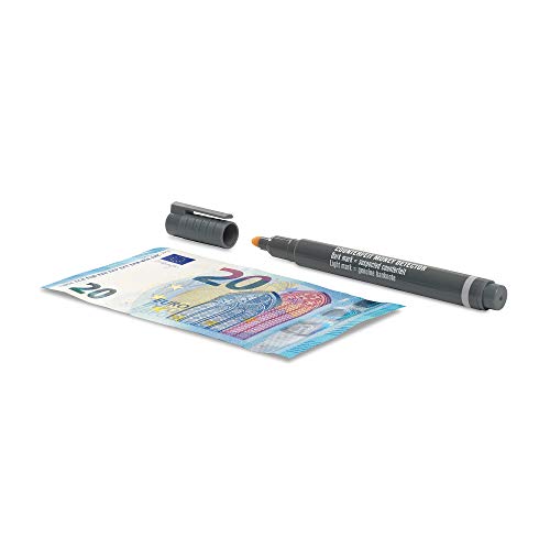 Safescan 111-0442 Falschgeld Stift Prüfstift, Box mit 10 Stück, grau