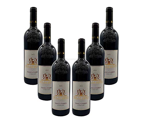 Sella und Mosca Rotwein - 6er Set - 6x 0,75L (13,5% Vol) - Tanca Farra Alghero Rosso/Rotwein - Italien - [Enthält Sulfite]
