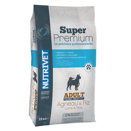 Super Premium Lamm & Reis für Erwachsene Hunde, 15 kg