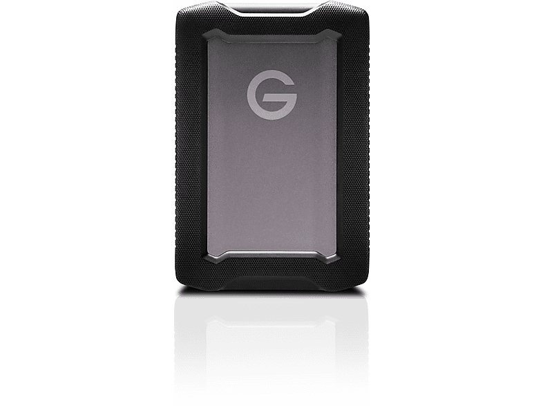 SANDISK PROFESSIONAL G-Drive ArmorATD Festplatte, 2 TB HDD, 2,5 Zoll, extern, Schwarz/Grau