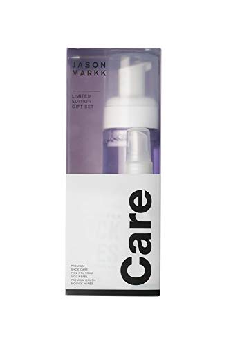 Jason Markk Unisex Limited Edition 7oz Foam, 2oz Repel, Premium Brush, 3 Wipes (Combo) Clear