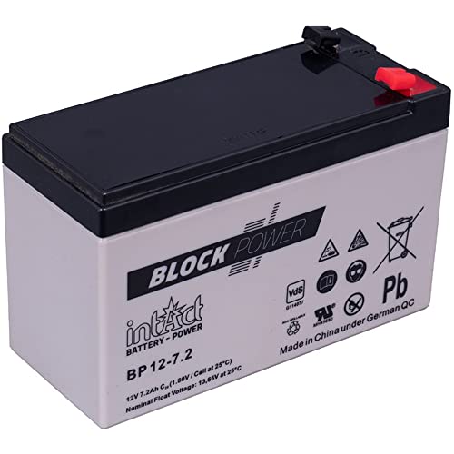 Block-Power Batterie BP127 12V 7Ah BP12-7, 4250227551205