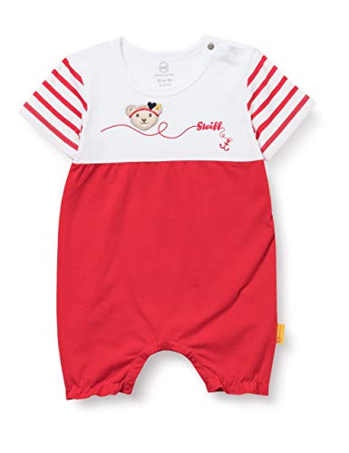 Steiff Baby-Mädchen Spielanzug Nachthemd, True RED, 062
