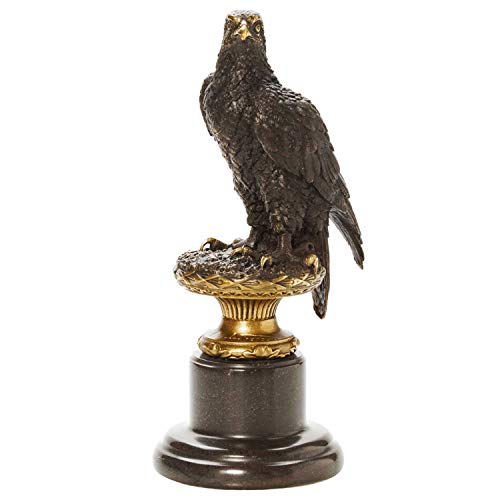 aubaho Bronze Adler Skulptur Eagle Bronzefigur 31cm nach Archibald Thorburn 1860-1935