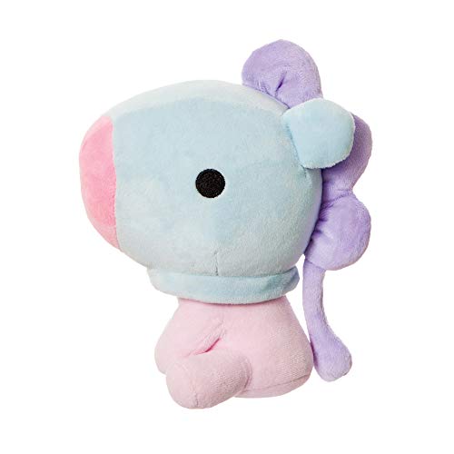 Aurora, 61372, BT21 Offizieller Merchandise, Baby Mang sitzende Puppe, 20,3 cm, weiches Spielzeug, lila, blau und lila