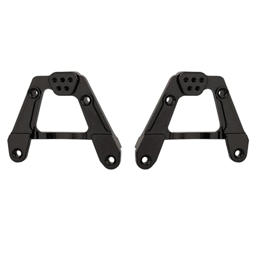 UNARAY 2 Stück Metalllegierung Hintere Stoßdämpferhalterungen Halterung Stoßdämpferreifen Passend for 1/6 RC Crawler Auto Passend for Axial SCX6 AXI05000 Passend for Jeep JLU Upgrade-Teile (Size : Bl