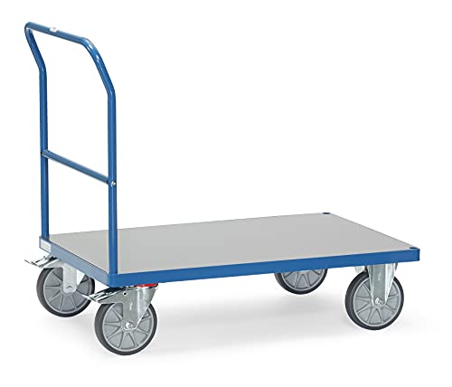 fetra® - Schiebebügelwagen 2502 mit Hart-PVC-Plattform, Tragkraft 600kg