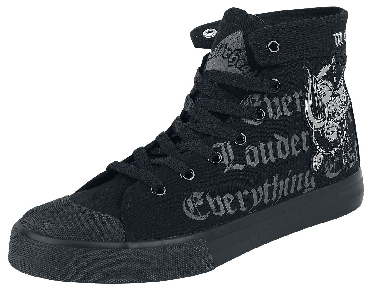 Motörhead EMP Signature Collection Unisex Sneaker high schwarz/grau EU39 Textil Band-Merch, Bands