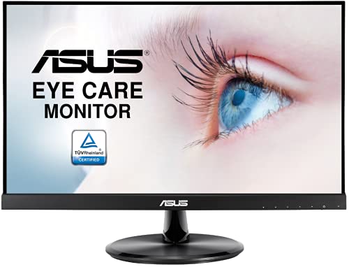 ASUS VP229Q 54,6cm (21,5 Zoll) Eye Care Monitor (Full HD, IPS, 75Hz, Adaptive-Sync/FreeSync, HDMI, VGA, DisplayPort, 5ms Reaktionszeit) schwarz