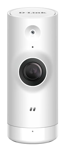 D-Link DCS-8000LHV3 Mini Full HD Wi-Fi Camera (1080p, Nachtsicht, Cloud Recording, Gräusch-/Bewegungs-/Personenerkennung, 129° Blickwinkel, Fernzugriff via App, Alexa/Google Assist./ONVIF kompatibel)