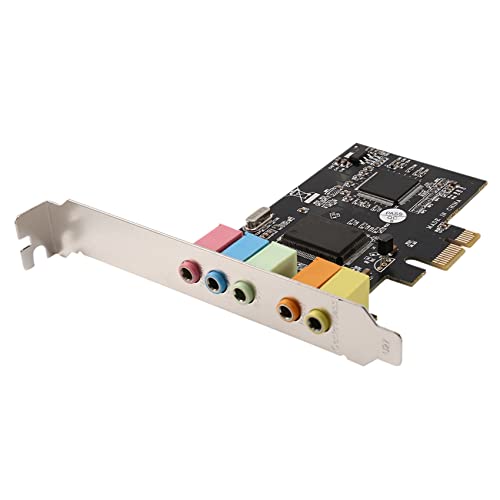 XIAOJUN PCIe PCIe Audiokarte PCI-E X1 CMI8738 Chip 32/64 Bit Audiokarte Stereo Un 5.1 Integrierte Desktop-Kanäle für PC